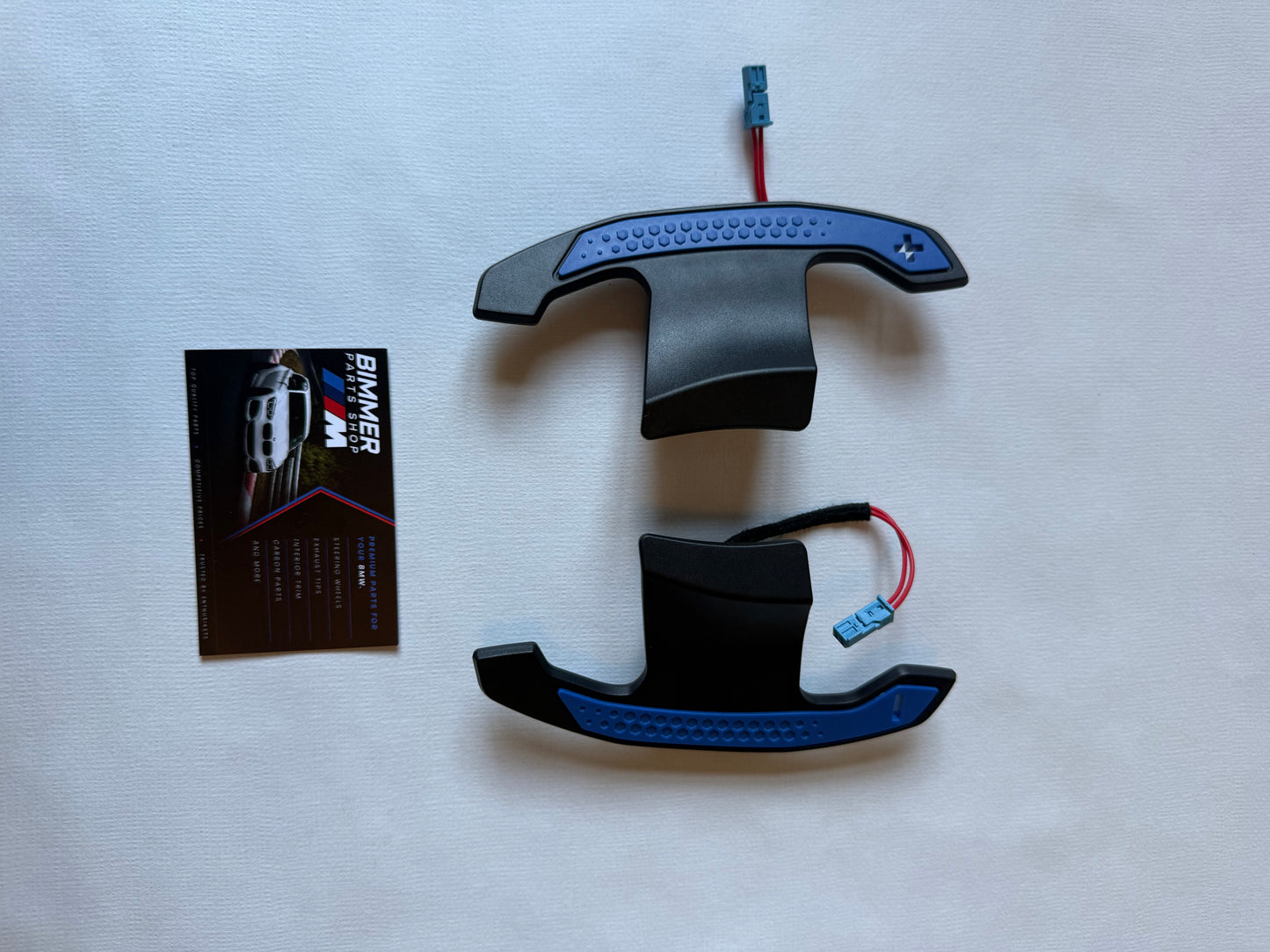 Carbon Fiber Paddle Shifters Blue