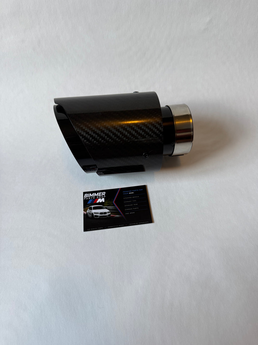 Black Carbon Fibre Exhaust Tips 60-101mm (4 inch)