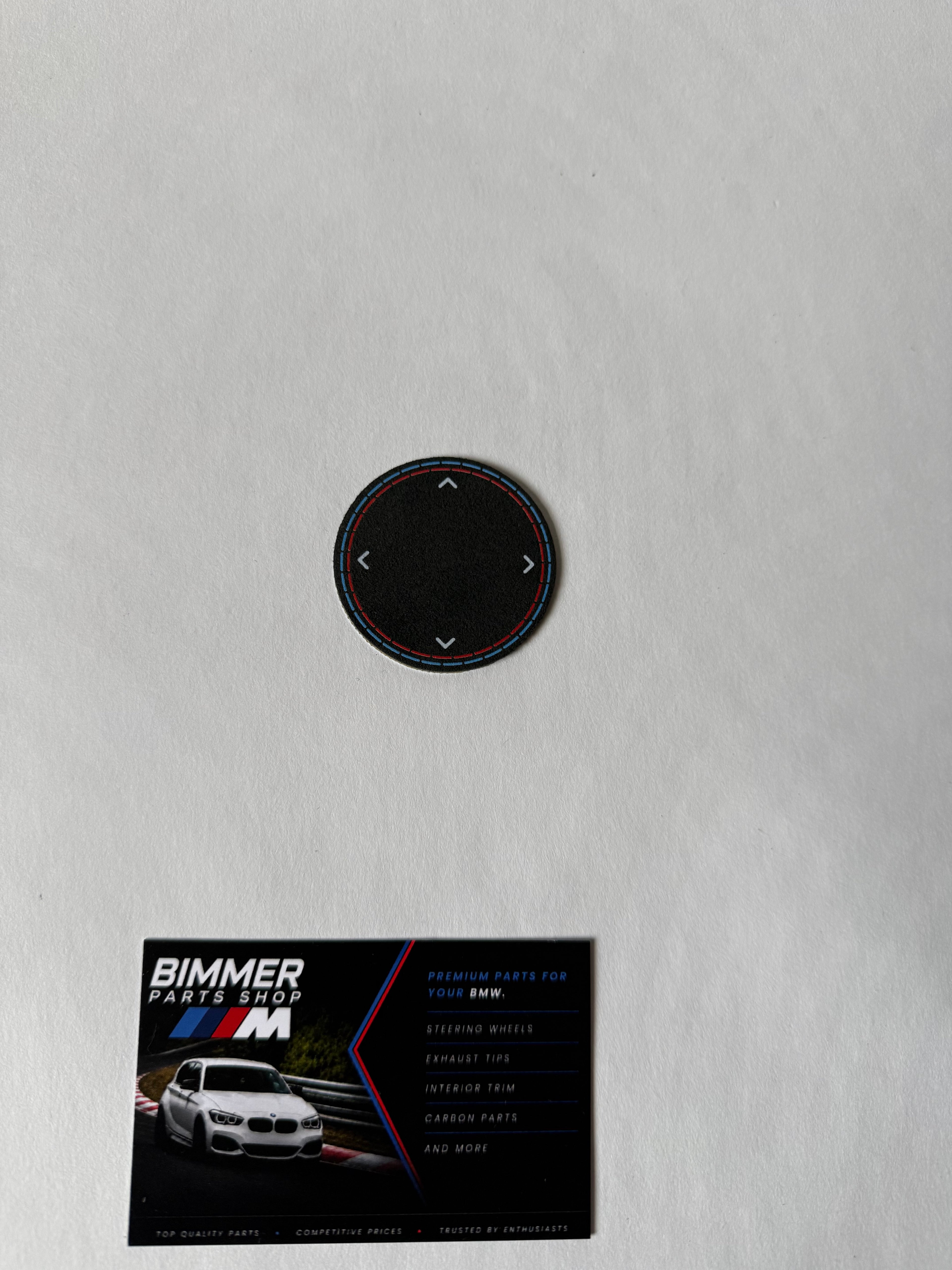 BMW iDrive controller Alcantara cover