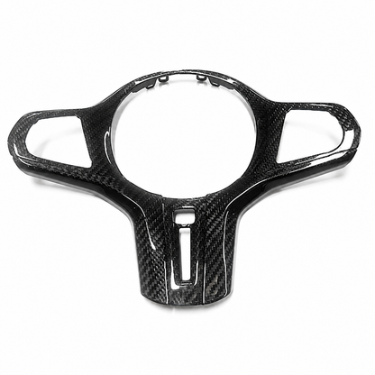 BMW G Series Steering Wheel Trim — Full Carbon Fibre