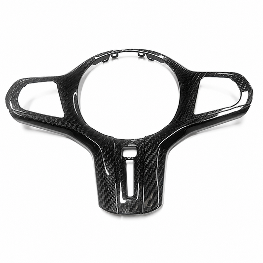 BMW G Series Steering Wheel Trim — Full Carbon Fibre