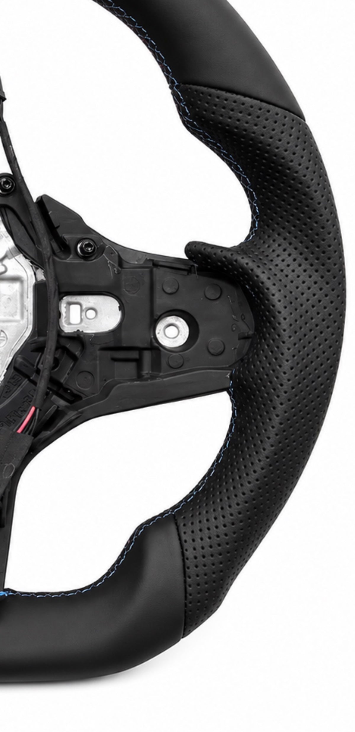 BMW G Series Flat Bottom Steering Wheel — Carbon Fibre & M Stitching