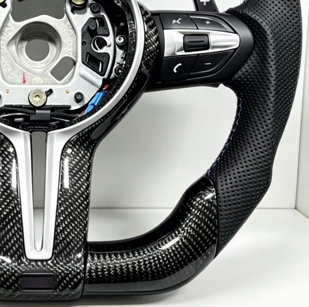Customisable BMW M Sport Carbon Fibre Steering Wheel F series
