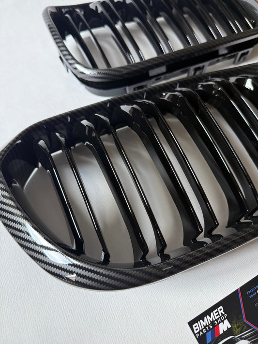 BMW F20/F21 LCI Carbon Fibre Kidney Grills