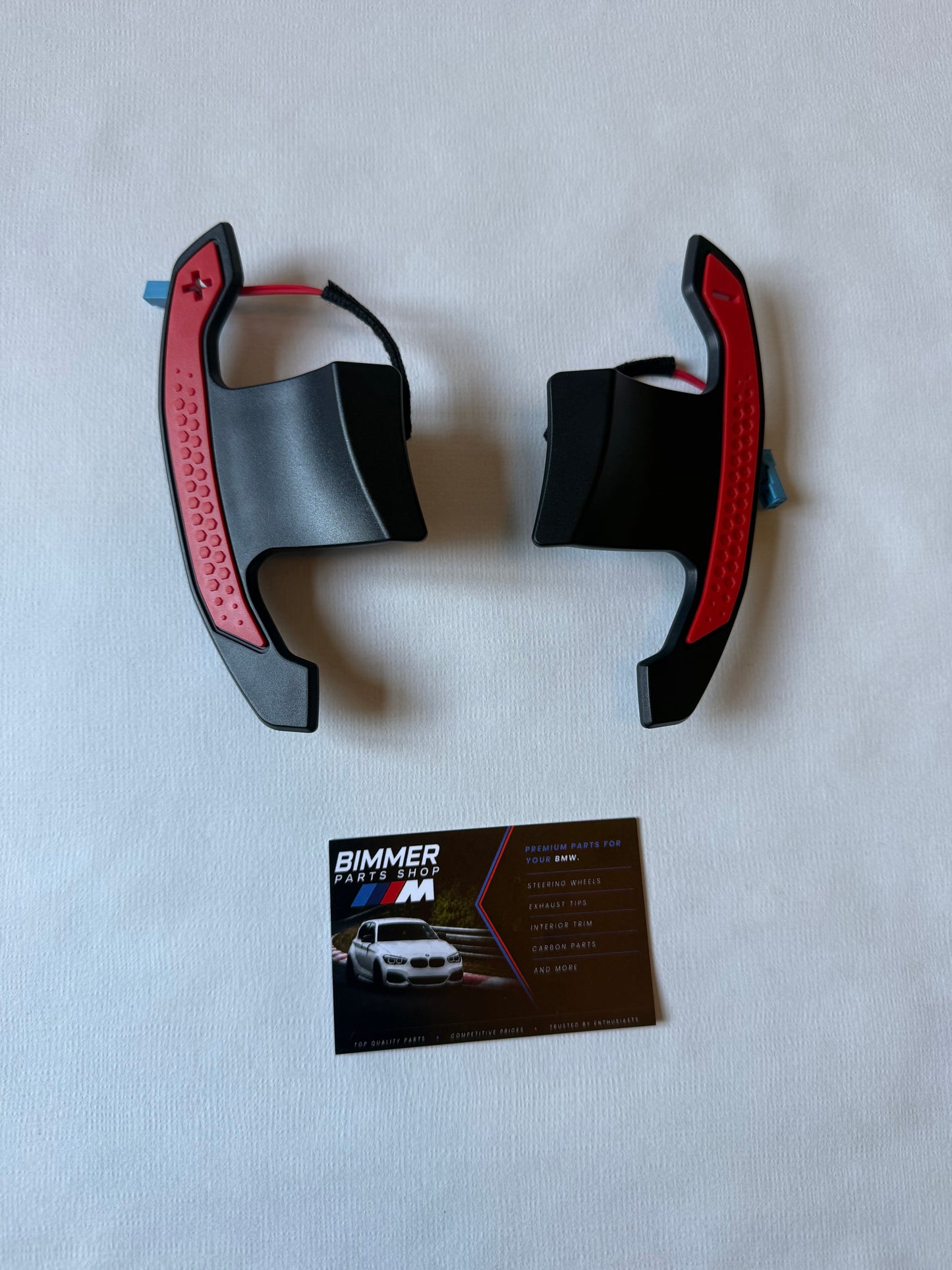 Carbon Fiber Paddle Shifters Red