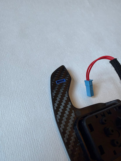 Carbon Fiber Paddle Shifters Blue