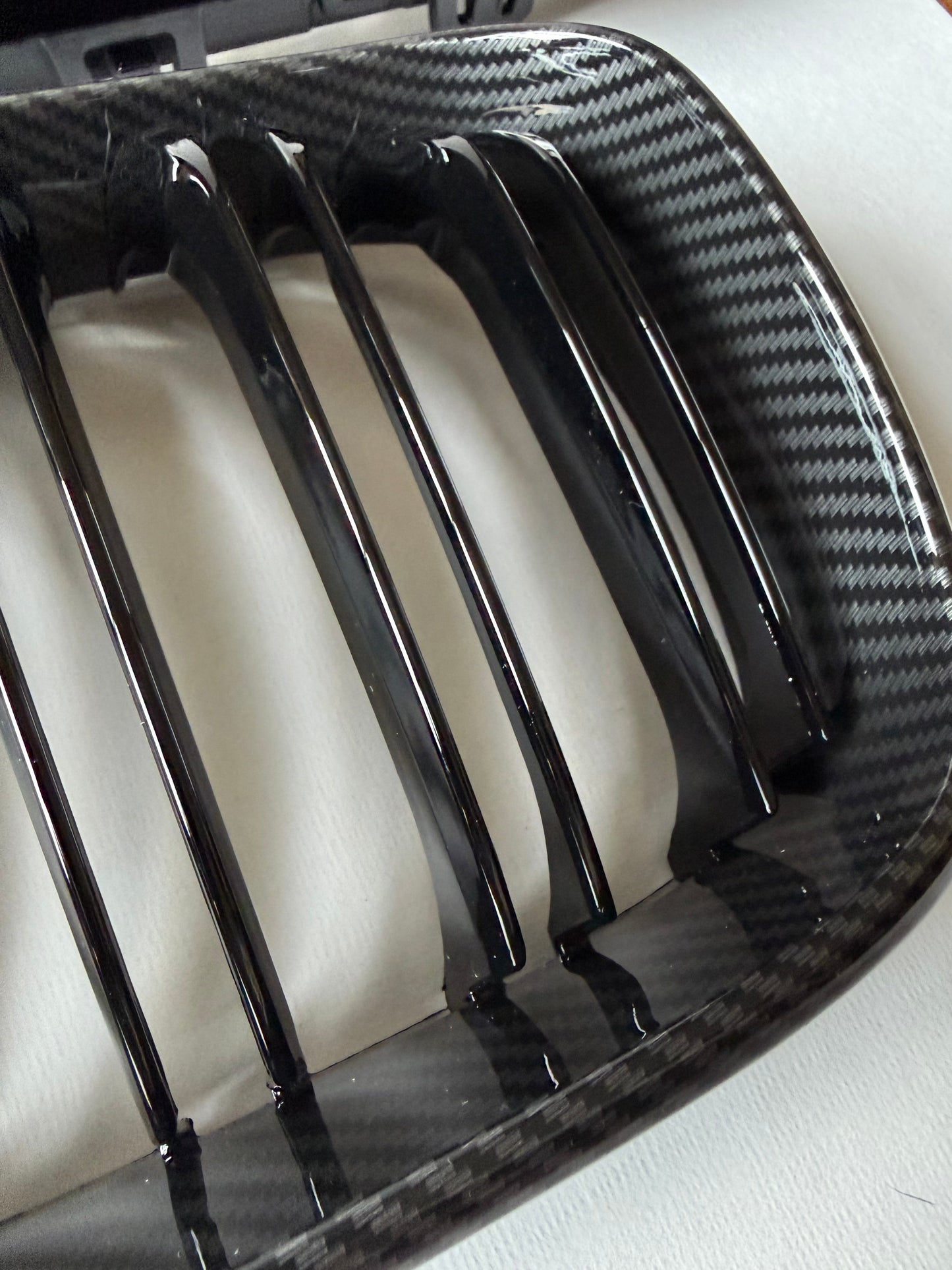 BMW F20/F21 LCI Carbon Fibre Kidney Grills