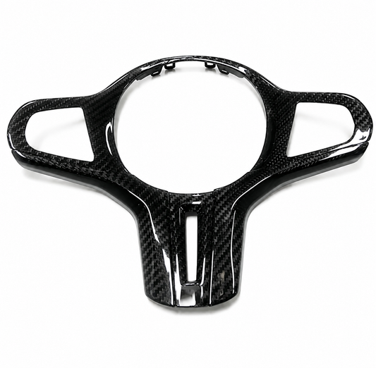 BMW G Series Steering Wheel Trim — Full Carbon Fibre