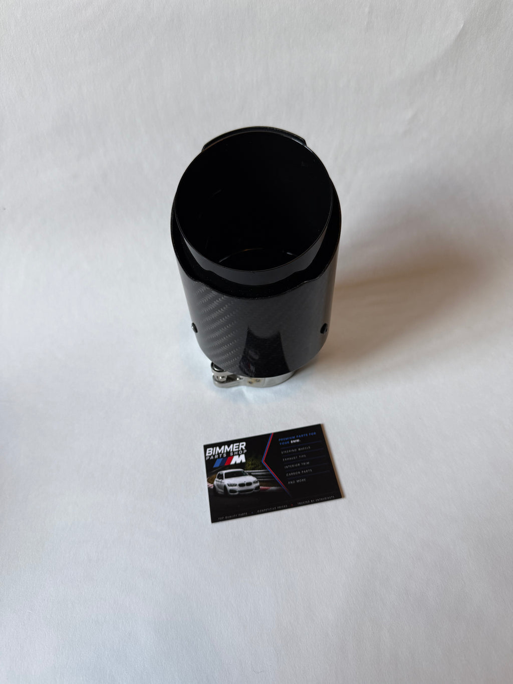 Black Carbon Fibre Exhaust Tips 60-101mm (4 inch)