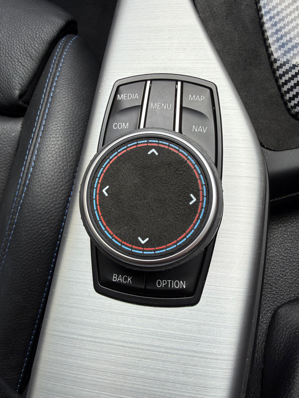 BMW iDrive controller Alcantara cover