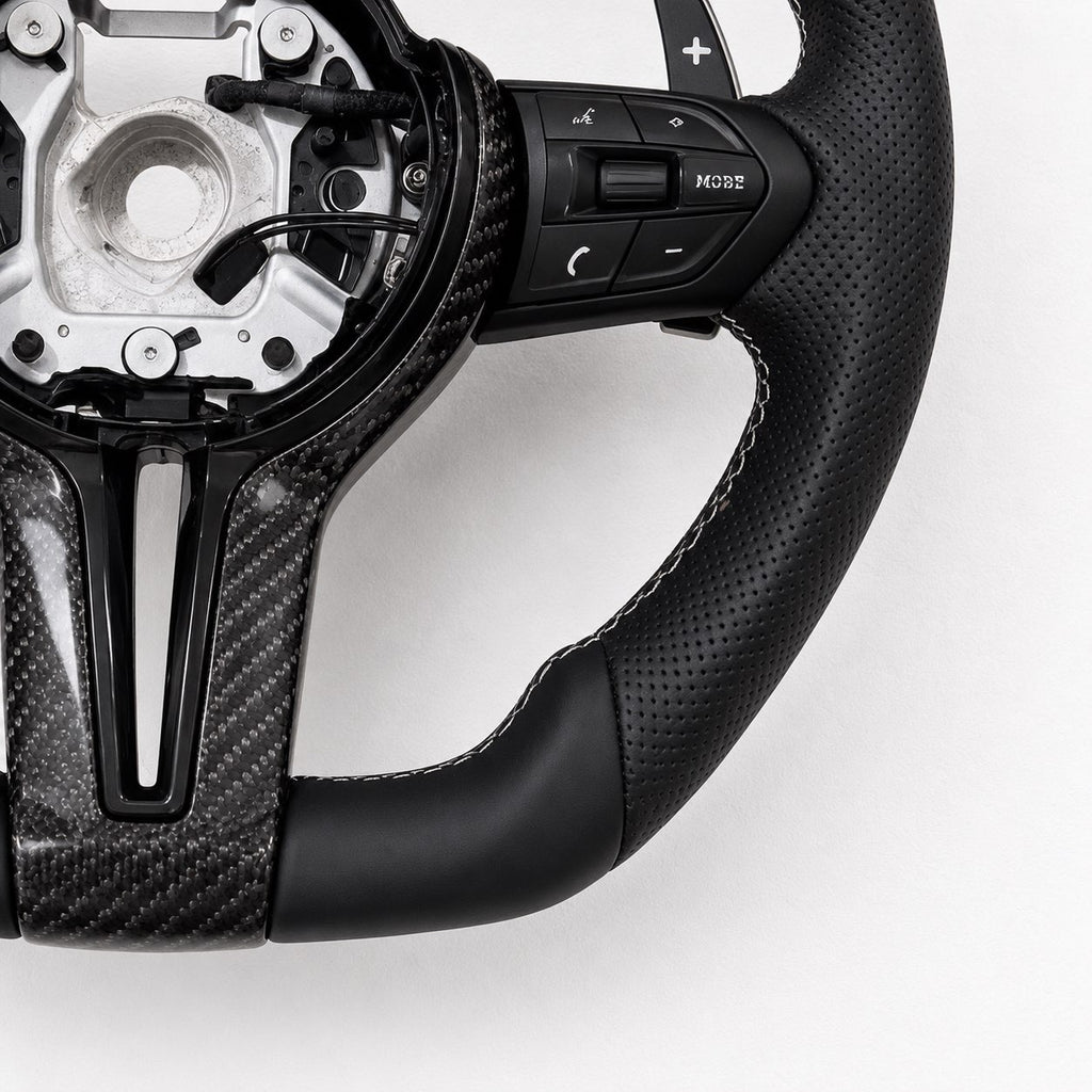 BMW carbon fiber Flat Bottom Steering Wheel F series