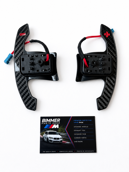 Carbon Fiber Paddle Shifters Red