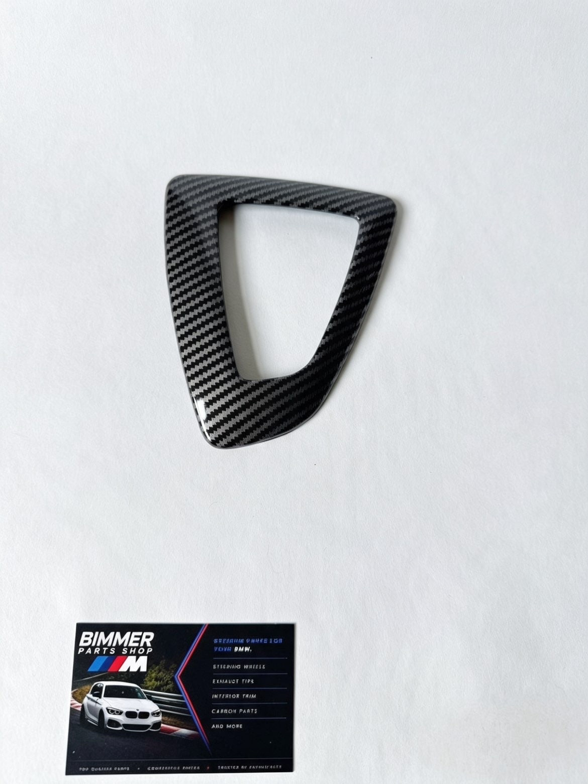 Carbon Fibre gear knob surround RHD