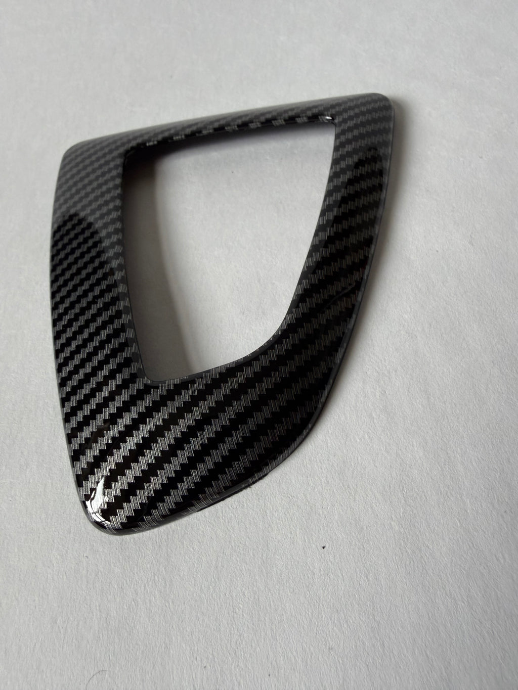 Carbon Fibre gear knob surround RHD