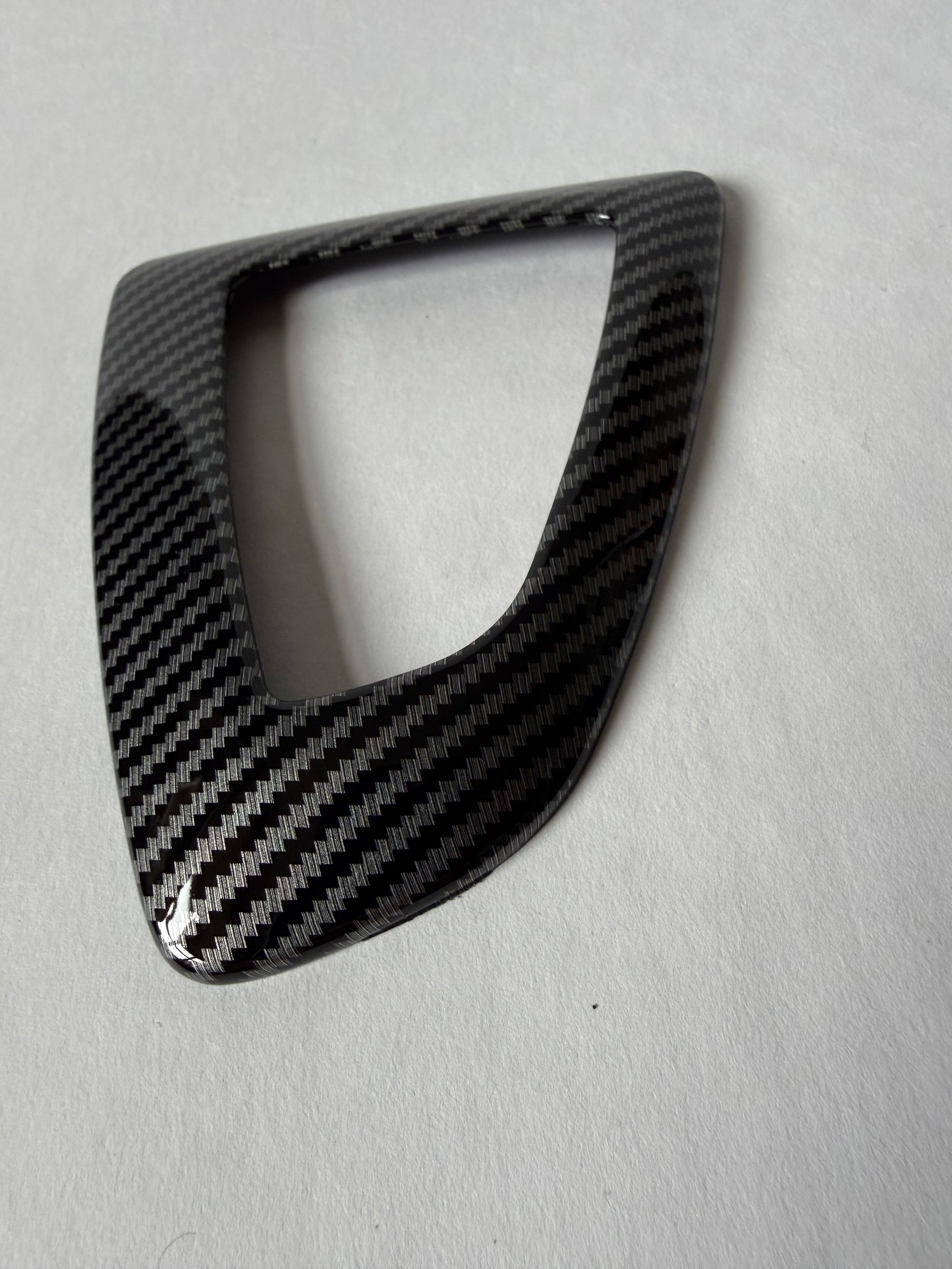 Carbon Fibre gear knob surround RHD