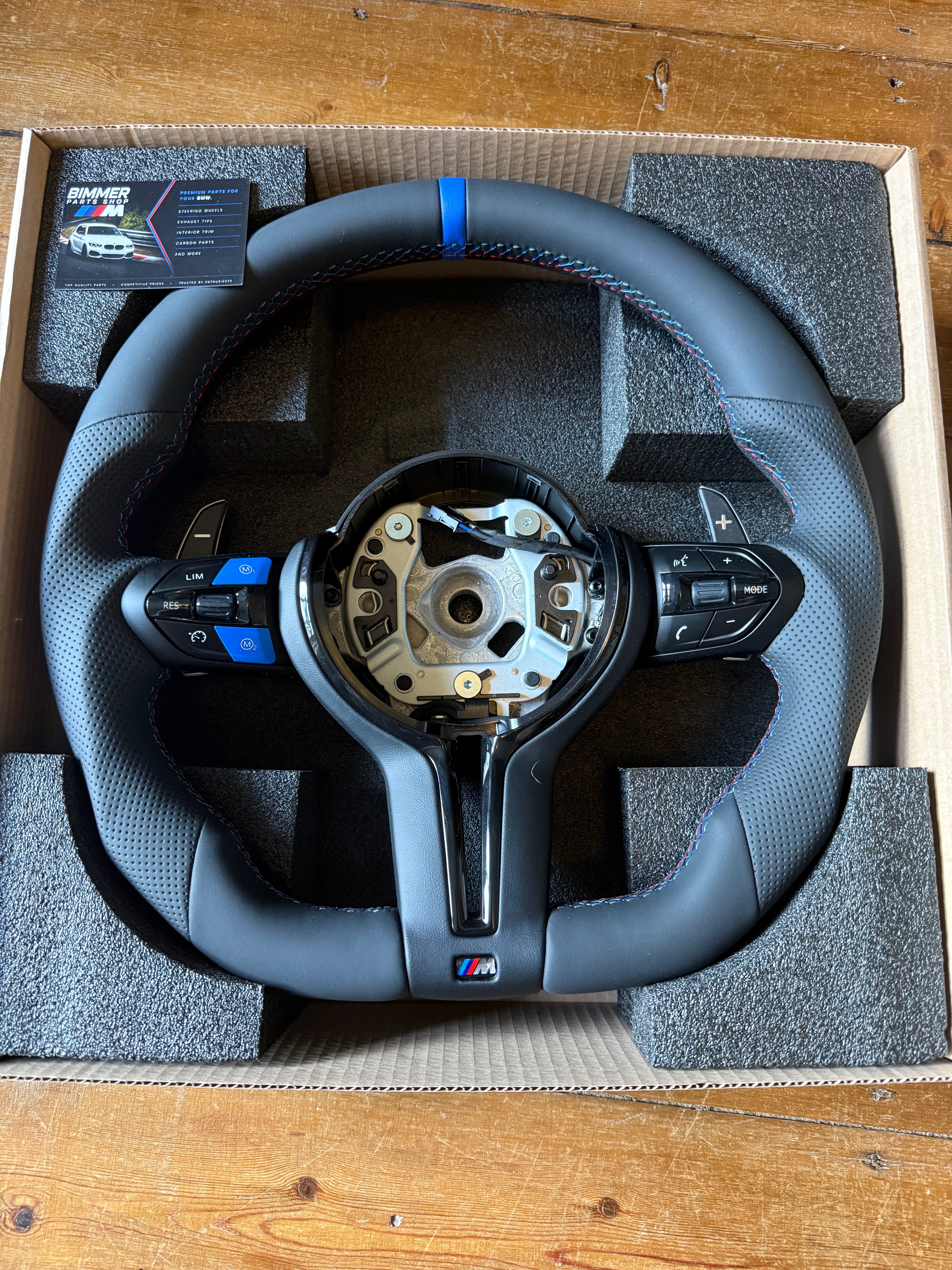 BMW Flat bottom steering wheel F series