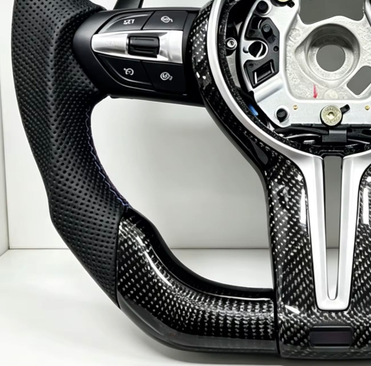Customisable BMW M Sport Carbon Fibre Steering Wheel F series