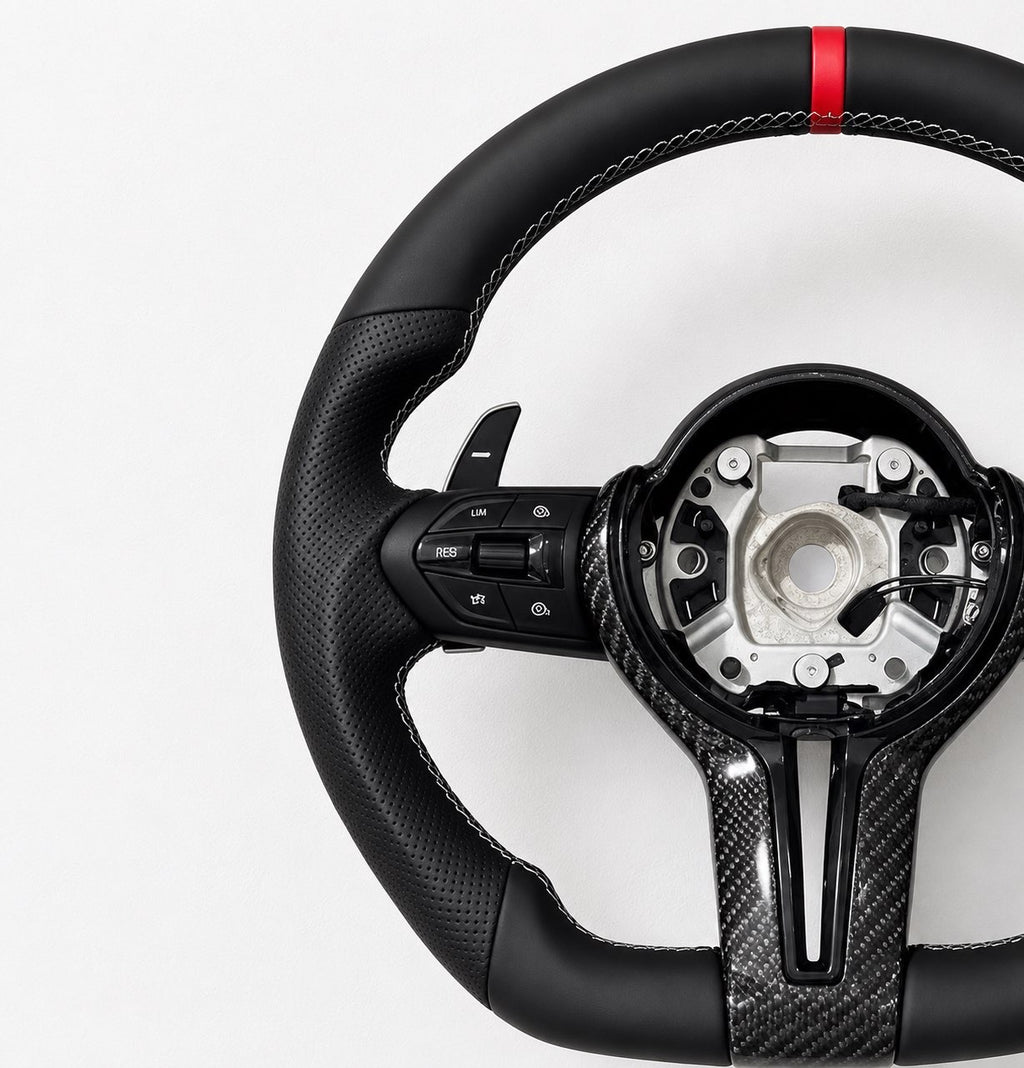 BMW carbon fiber Flat Bottom Steering Wheel F series