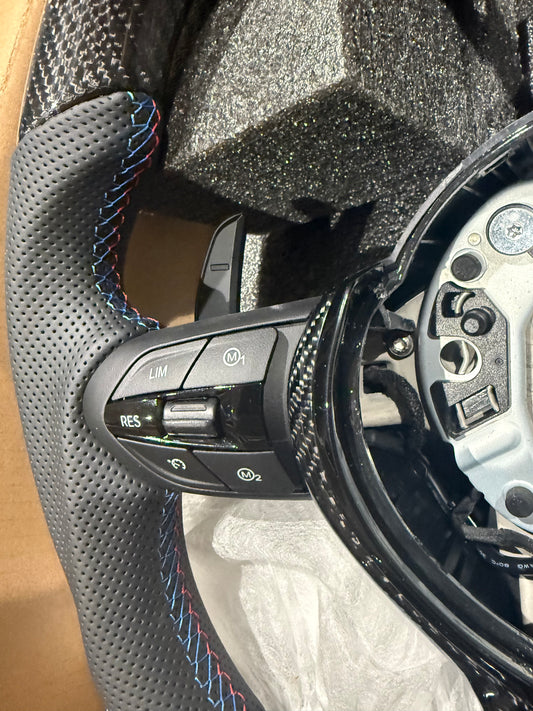 Carbon Fiber Flat Bottom Steering Wheel