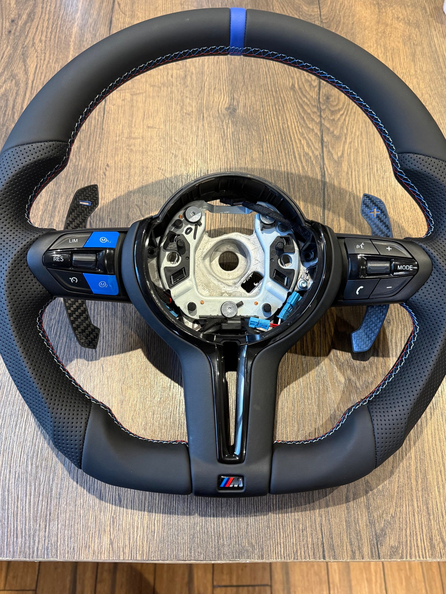 Carbon Fiber Paddle Shifters Blue