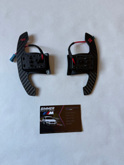Carbon Fiber Paddle Shifters Red