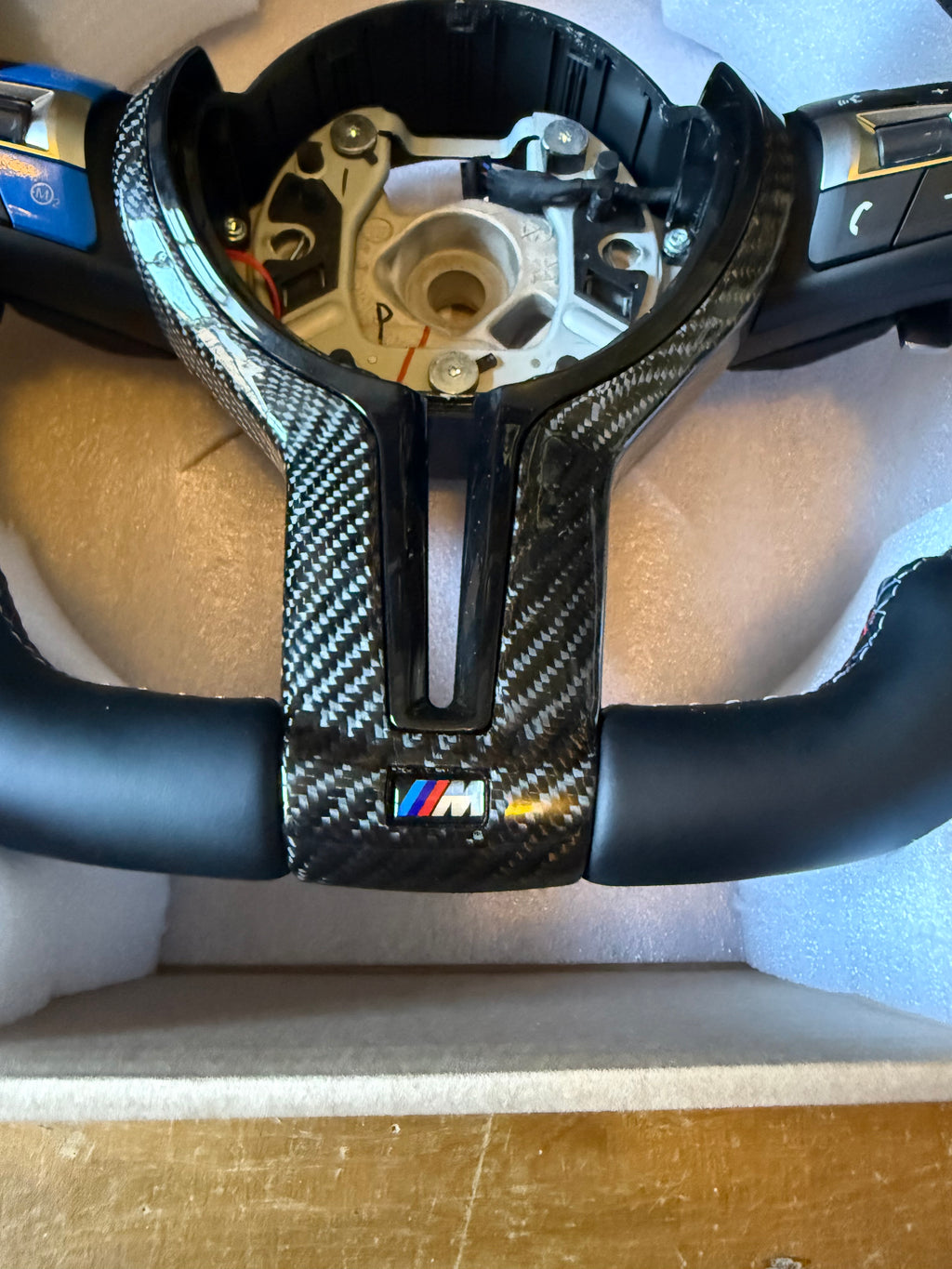 BMW Carbon Fiber Flat Bottom Steering Wheel F series