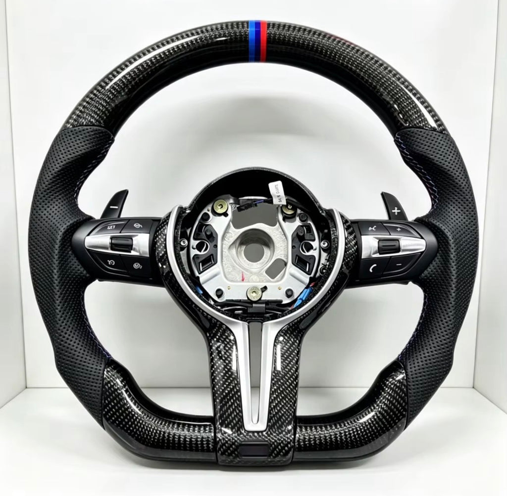 Customisable BMW M Sport Carbon Fibre Steering Wheel F series